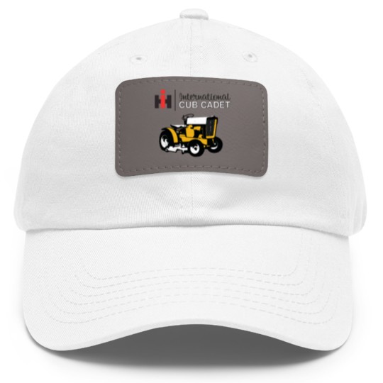 Discover International Cub Cadet Original Dad Hat With Leather Patch