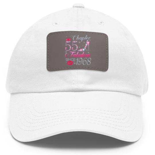 Discover chapter 55 fabulous since 1968 55th birthday gift for women Dad Hat With Leather Patch