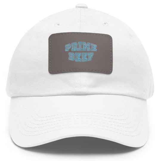 Discover PRIME BEEF Dad Hat With Leather Patch