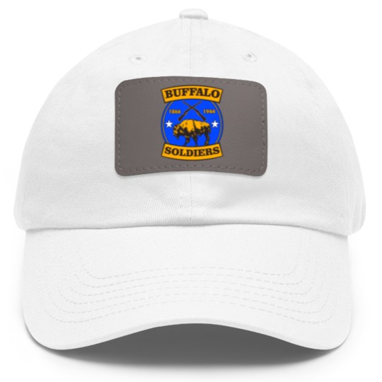 Discover Buffalo Soldiers T-ShirtBUFFALO SOLDIERS REGIMENT LOGO T-Shirt_by theanomalius_merch_ Dad Hat With Leather Patch
