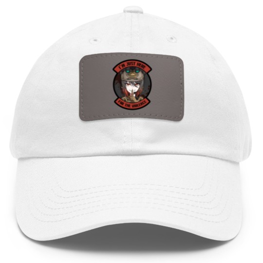 Discover Tactical Waifu Operator Anime Art 2 Dad Hat With Leather Patch