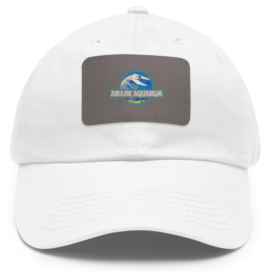 Discover Jurassic Aquarium Dad Hat With Leather Patch