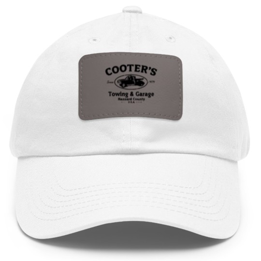Discover Cooters Garage Dad Hat With Leather Patch