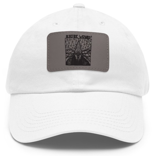 Discover Electric Wizard Sludge Metal Psychedelic Graphic P Dad Hat With Leather Patch