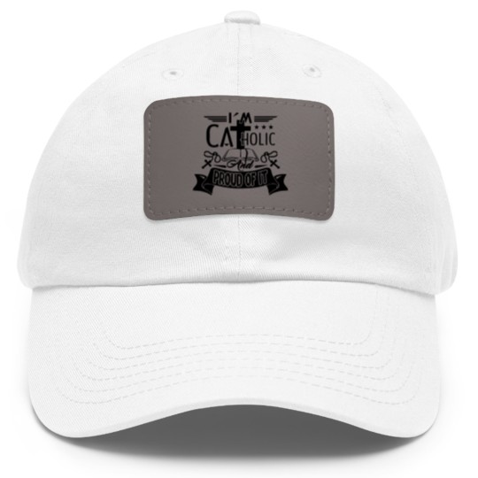Discover Catholic Mug - I Am Catholic Coffee Mug Dad Hat With Leather Patch