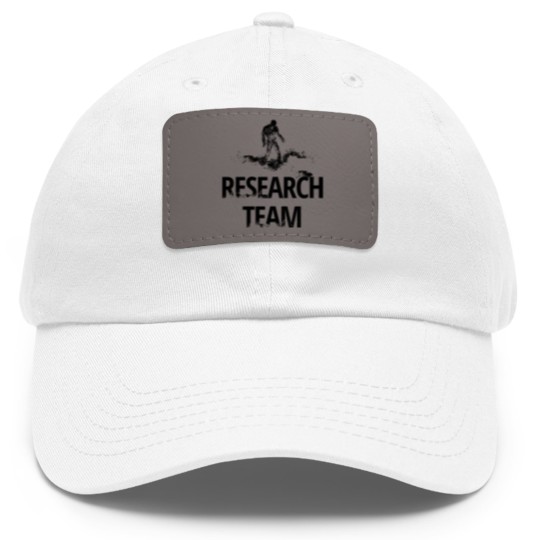Discover RESSEARCH TEAM Dad Hat With Leather Patch