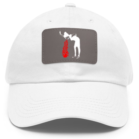 Discover Banksy Dad Hat With Leather Patch, Banksy Dad Hat With Leather Patch