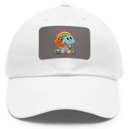 Discover CN The Amazing World Of Gumball Darwin Rainbo 0464 Dad Hat With Leather Patch
