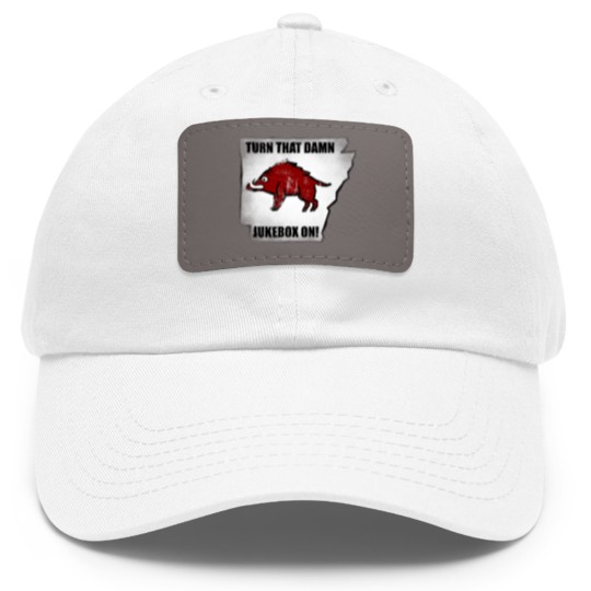 Discover Distressed Turn that Damn Jukebox On Dad Hat With Leather Patch