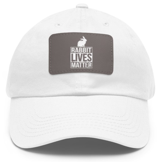Discover Rabbit Rescue Shelter Gift Dad Hat With Leather Patch