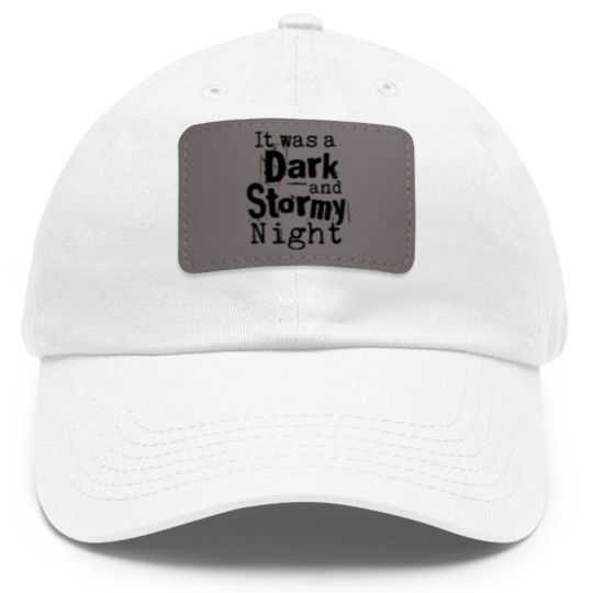 Discover Dark and Stormy Night T Dad Hat With Leather Patch