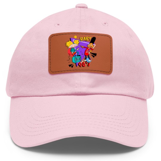 Discover Hey arnold! 90s Baby - Hey Arnold - Dad Hat With Leather Patch