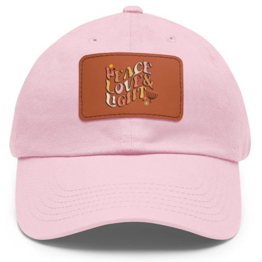 Discover Hanukkah Dad Hat With Leather Patch Happy Hannukah Dad Hat With Leather Patch