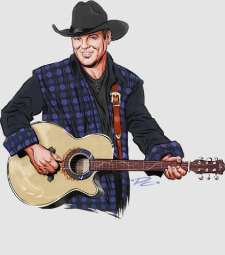 Discover John Michael Montgomery - An illustration by Paul Cemmick - John Michael Montgomery - Digital Files