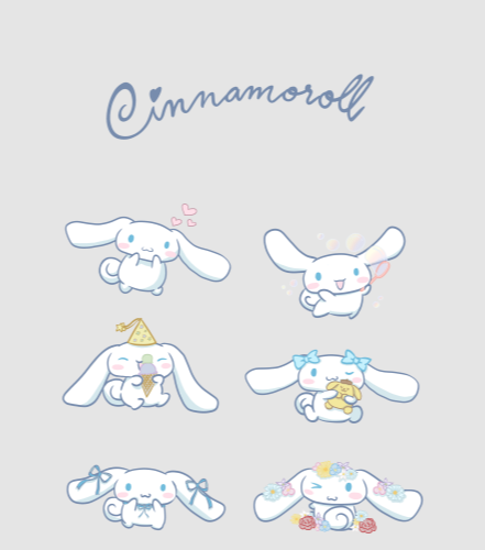 Discover Cinnamoroll Sanrio Pattern Digital Files