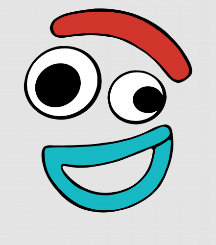 Discover Forky Smiling Face Digital Files