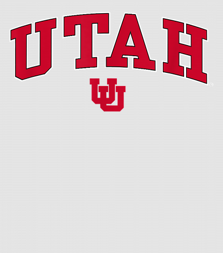 Discover Utah Utes Arch Over Black Officially Licensed Digital Files