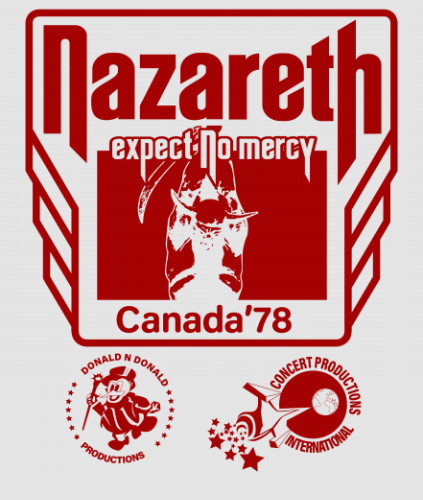 Discover Vintage 1978 Nazareth Expect No Mercy tour concert Digital Files