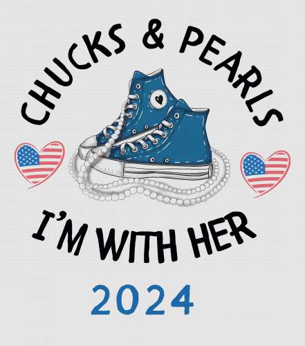 Discover Kamala Harris 2024 - Chucks and Pearls Digital File