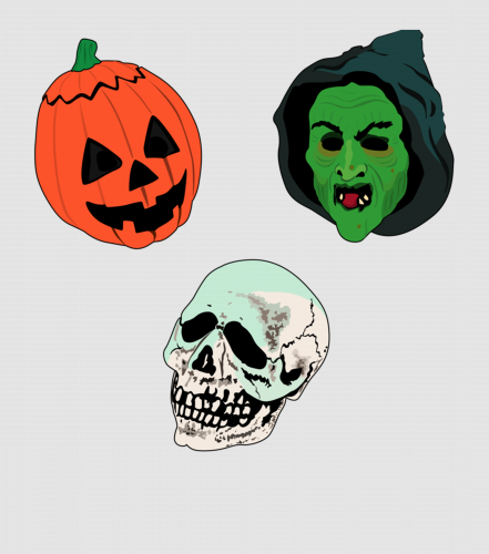 Discover Silver Shamrock Mask Set Digital Files