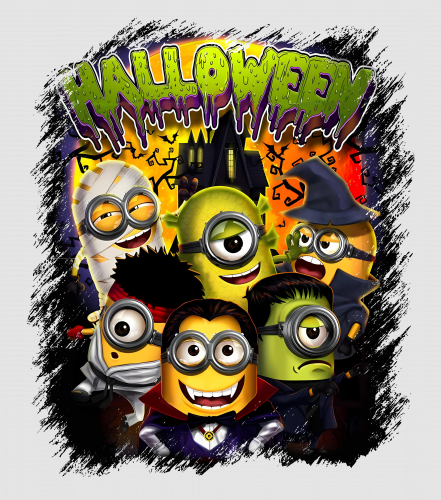 Discover Minions Halloween Digital Files Unisex Jersey Short Sleeve Digital Files