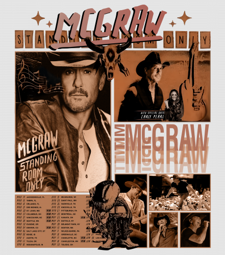 Discover Tim Mcgraw Tour Standing Room Only Digital Files, Tim Mcgraw Country Music Tour 2024