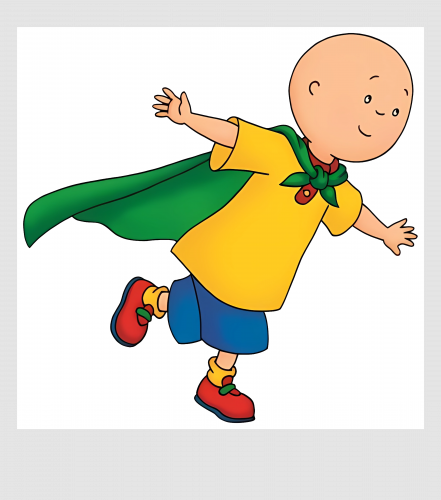 Discover Caillou Flying Digital Files