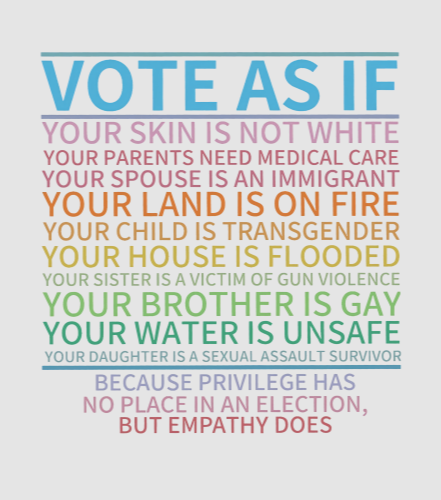 Discover Vote as if Digital Files, Human Rights Digital Files, Protest Apparel