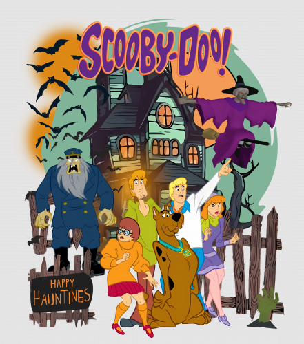 Discover Vintage Spooky Scooby-Doo Digital Files: Haunted House