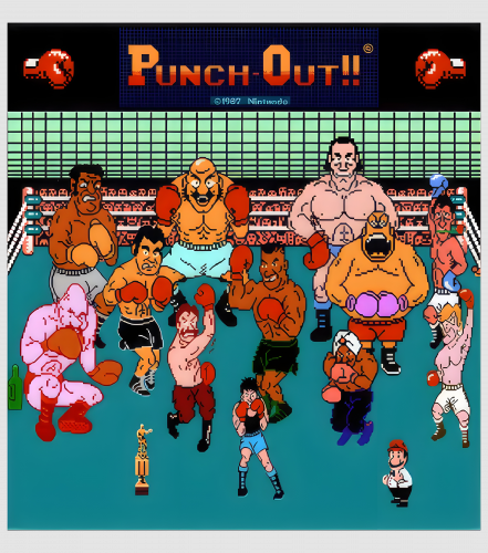 Discover Punch Out (Mike Tyson) Nintendo video game Digital Files