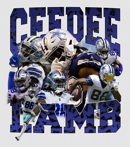 Discover Vintage 90s Graphic Style CeeDee Lamb Digital Files Football Digital Files