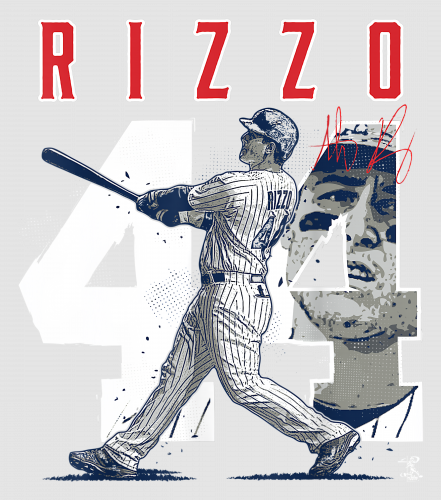 Discover Anthony Rizzo Number & Portrait Digital Files - Apparel
