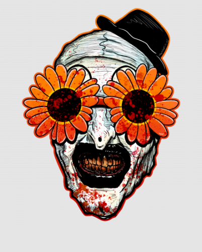 Discover Art The Clown Terrifier 2 Sunflower Sunglasses Horror Digital Files