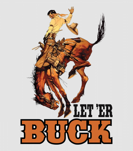 Discover Pendleton Oreon Let 'Er Buck Sticker Digital Files