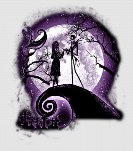 Discover Moonlight Nightmare (Purple) - Nightmare Before Christmas - Digital Files