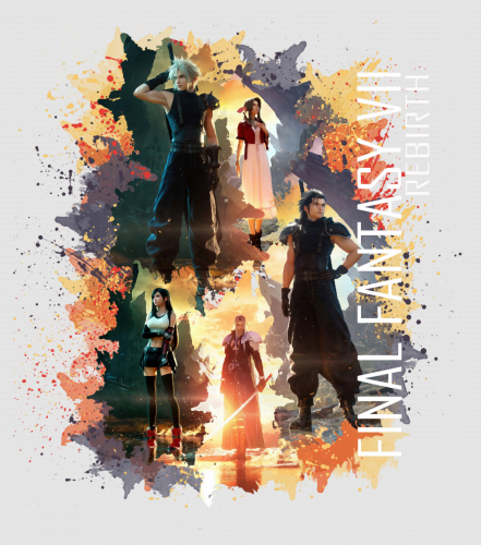 Discover Final Fantasy 7 Rebirth Design 1 White Logo Digital Files