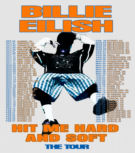 Discover Hit Me Hard and Soft tour Digital Files, Billie Eilish Digital Files