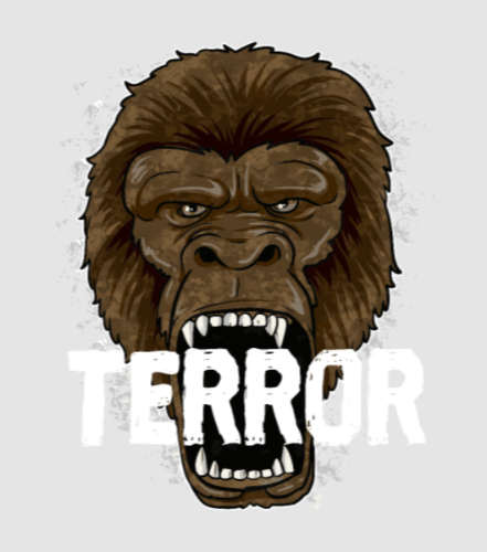 Discover Monkey Terror - Gorilla Ape Alpha Leader Zoo Rage Digital Files