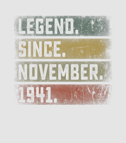 Discover Legend Since November 1941 80Th Birthday Mens 80 Y Digital Files