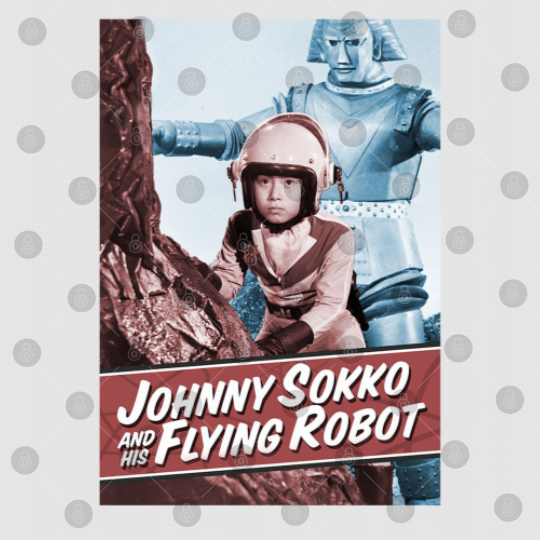 Discover Giant Robot Johnny Sokko's Flying Robot Vintage Poster Digital Files