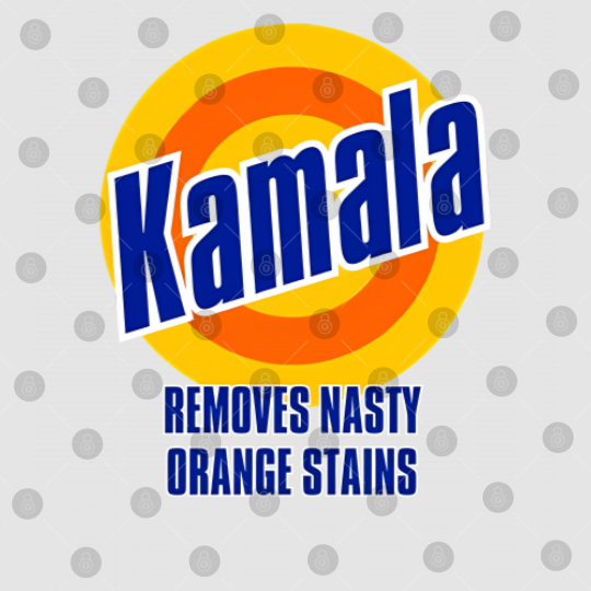 Discover Kamala "Removes Nasty Orange Stains" DTG 190gsm Men's Digital Files