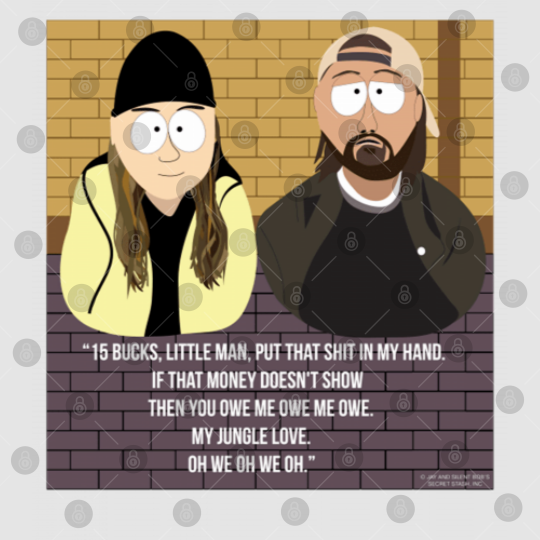 Discover Jay and Silent Bob SouthPark Cartoon Mash-Up Digital Files