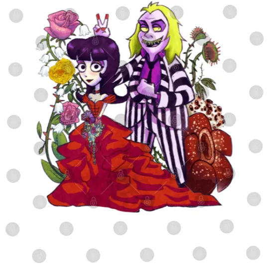 Discover Beetlejuice and Lydia Flowers Digital Files