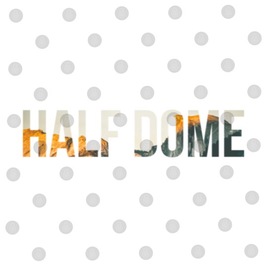 Discover Half Dome Sticker Digital Files