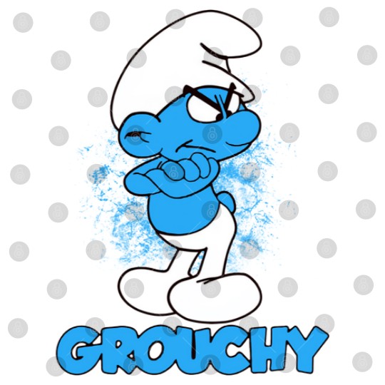 Discover Grouchy Smurf - Grouchy - Digital Files