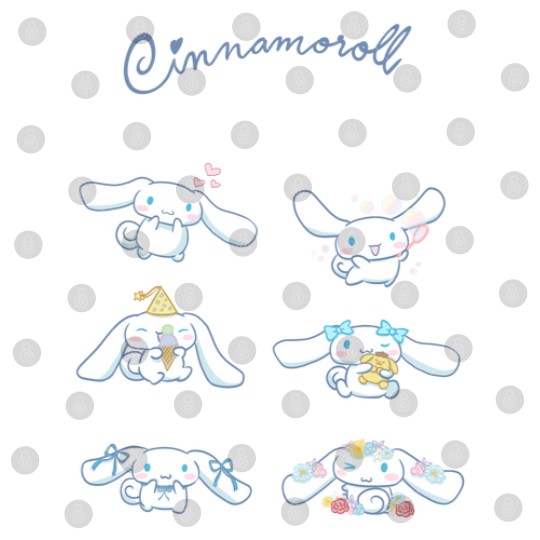 Discover Cinnamoroll Sanrio Pattern Digital Files