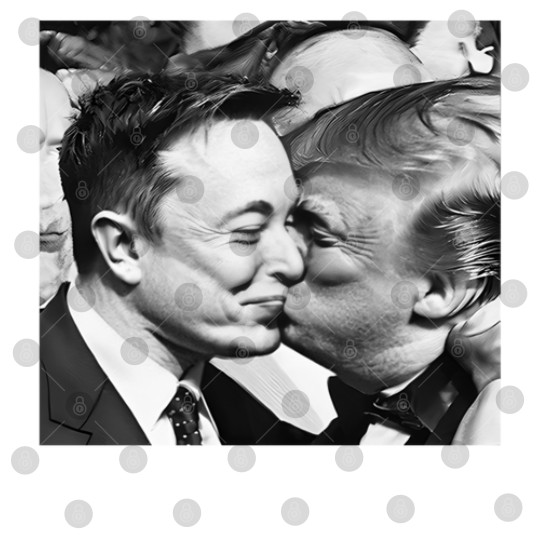 Discover Elon Musk and Donald Trump Kissing Digital Files