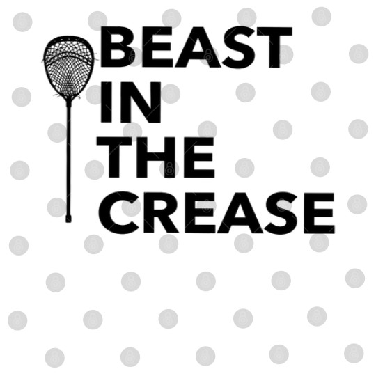 Discover Lacrosse Goalie Beast In The Crease Digital Files
