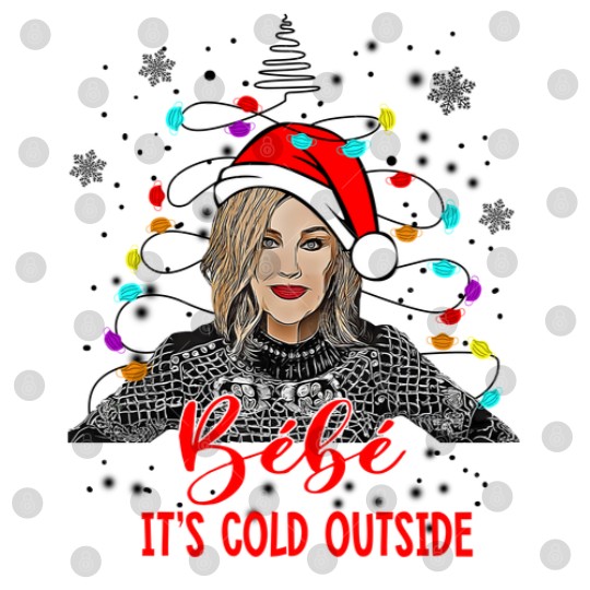 Discover Bebe Cold Outside Christmas Digital Files - Moira Rose Schitt's Creek Collection