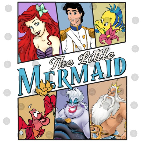 Discover Vintage Little Mermaid  Digital Files